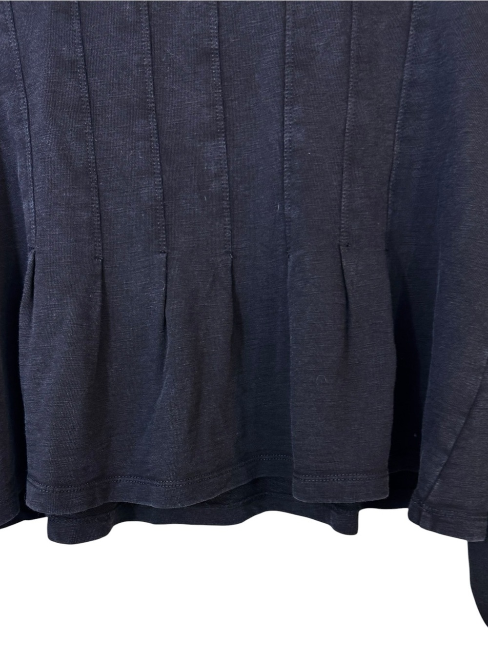 Anthropologie Pilcro Box-Pleated Sweatshirt Small NWT - Picture 7 of 11